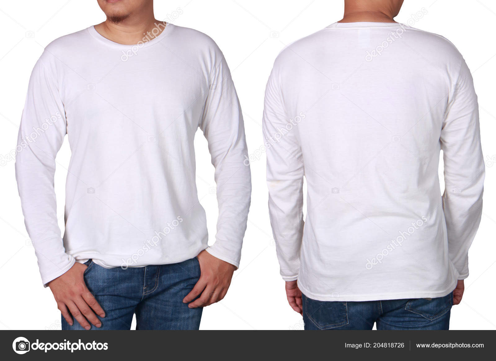 Kaos Polos Lengan Panjang